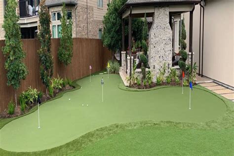 Putting Green Installation In Austin Tx Golf Turf Synlawn