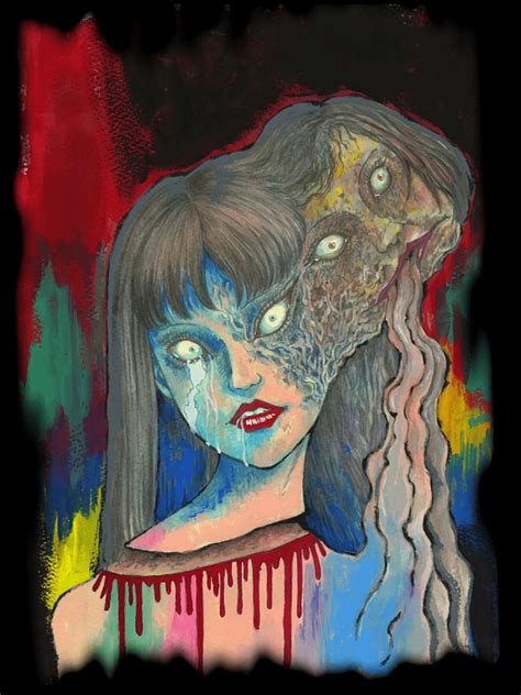 Tomie Junji Ito Best Art Canvas Print Painting By Daniel Chelsea Fine