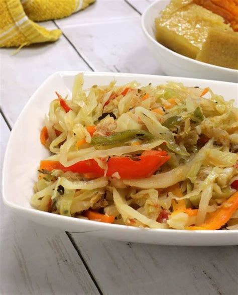 Steamed Cabbage And Saltfish Recipe