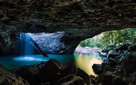 Jungle Rock Cave River Landscape Preview