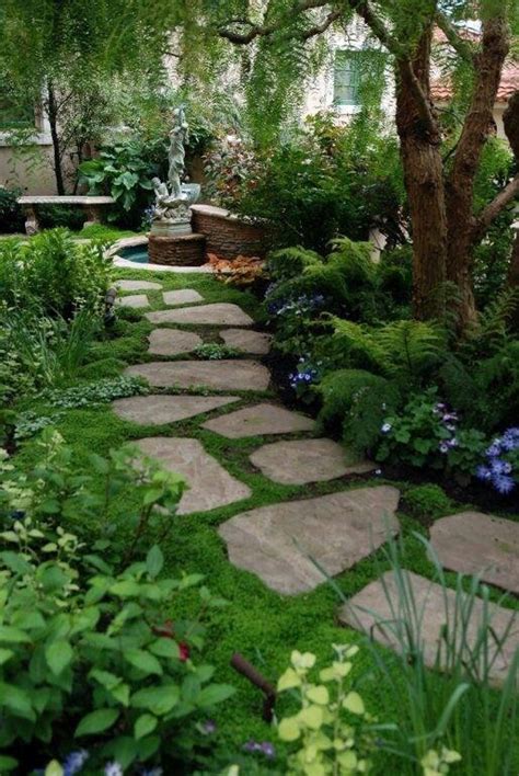 Gorgeous Rock Pathway Ideas ~ Bless My Weeds Beautiful Gardens Small