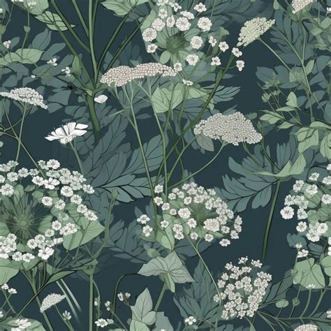 Share 84 Dark Green Floral Wallpaper Latest Vn