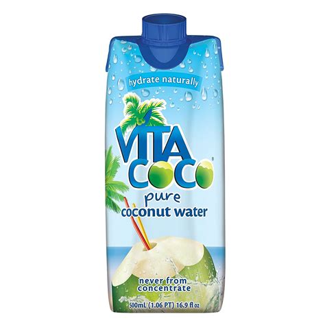 vita coco agua de coco puro 40 9 ml paquete de 8 comida gourmet y alimentos