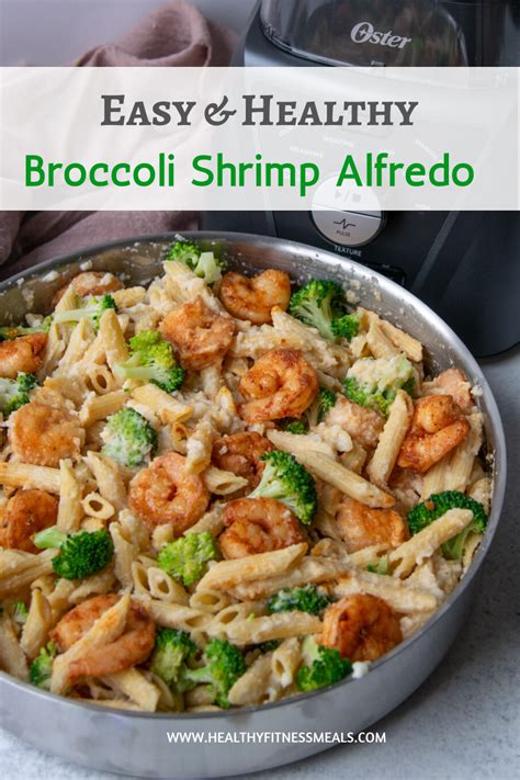 Cooked shrimp for your soon to be shrimp fettuccine alfredo. Healthy Broccoli Shrimp Alfredo | Recipe | Alfredo sauce, Tasty vegetarian recipes, Food ...