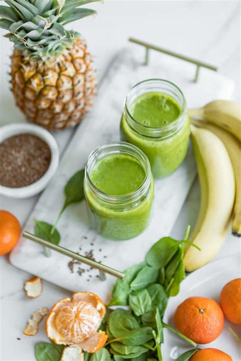The Best Green Smoothie Recipe Culinary Hill
