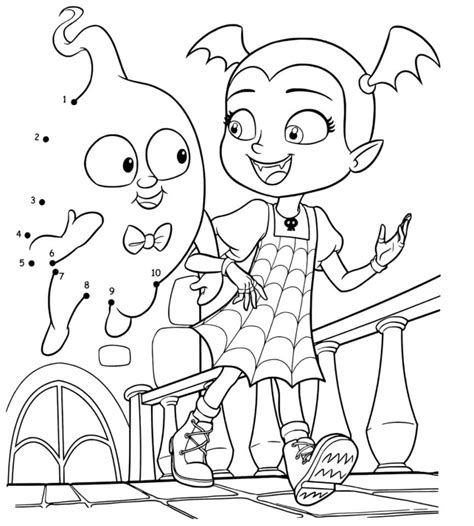 Dibujos de Vampirina para colorear para niños WONDER DAY Dibujos para colorear para niños y
