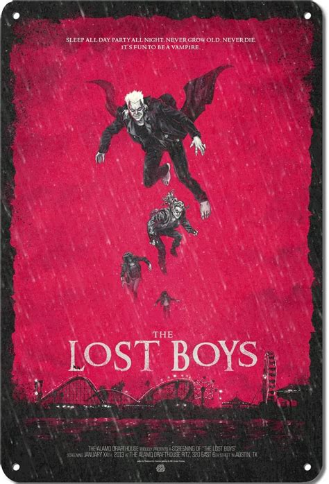 Wasubea Metal Tin Sign The Lost Boys Metal Posters Man Cave