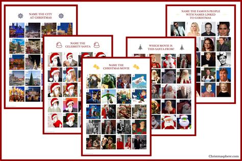 Free Printable Christmas Quiz Picture Round Printable Templates