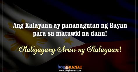 Tagalog Independence Day Quotes Boy Banat