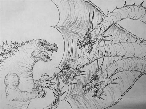 Godzilla Vs King Ghidorah By Kongzilla On Deviantart
