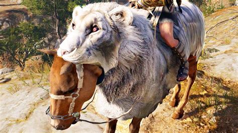 Assassins Creed Odyssey Lion Eating Your Horse Skin Nemea Lions Fur