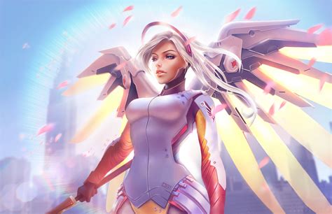 Find the best overwatch 1920x1080 wallpaper on getwallpapers. Mercy Overwatch HD Artwork, HD Games, 4k Wallpapers ...