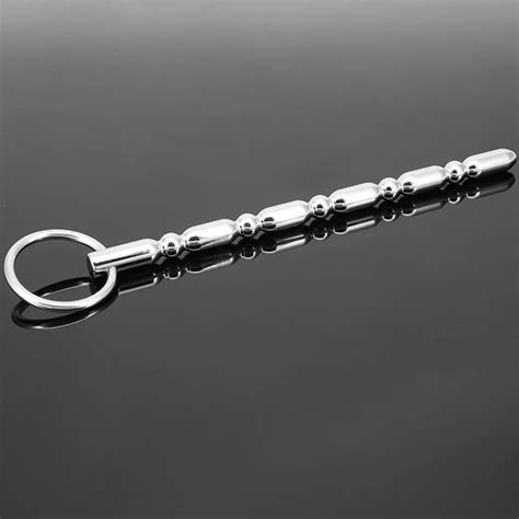 Male Urethral Dilator Penis Plugs Sounding Rods Stainless Steel Urethral Beads Sounds Penis