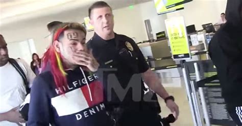 Rapper Tekashi69 And His Crew Get Into A Fight At LAX Wow Video