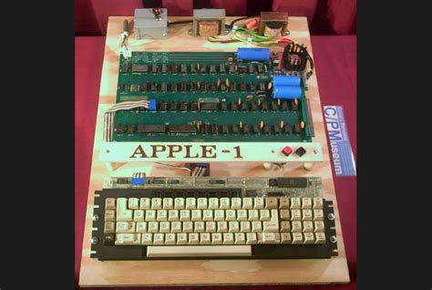 1976 Apple I Only 200 Machines Designed By Steve Wozniak And Steve