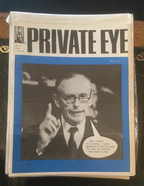 Private Eye Magazine No37 Fine Soft Cover 1963 1st Edition The