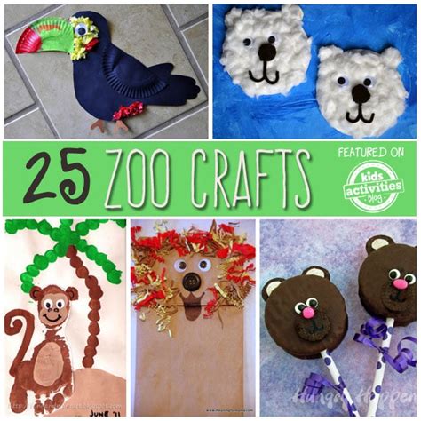25 Zoo Animal Crafts And Recipes