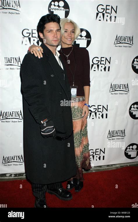 Actor Corey Feldman And Susie Sprague Arrive At A Party Where The