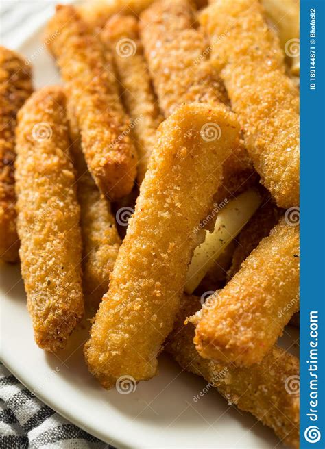 Homemade Deep Fried Fish Sticks And Fries Stock Image Image Of