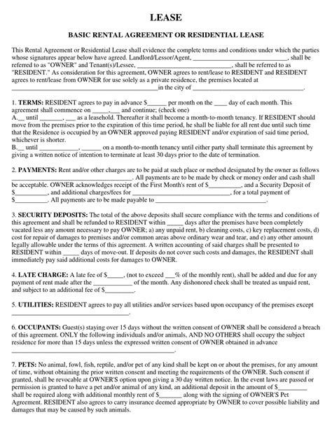 A lease agreement is a contract between a landlord and a tenant that covers the renting of property for long periods of time, usually a period of 12 months it is advantageous to a tenant because it locks in the rental amount and length of lease and cannot be changed even if property or rent values rise. Contract - Lease Agreement lease by Future Kulture - Issuu
