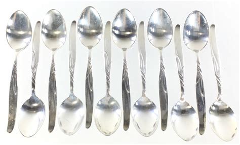 Lot 12 Towle Sterling Silver Southwind Spoons
