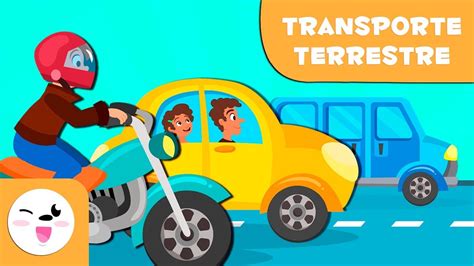 Meios De Transporte Terrestres Para Crianças Vocabulário Youtube