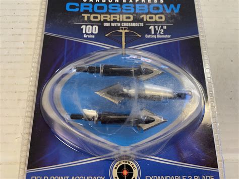 Carbon Express Torrid Ss Broadhead 100 Gr 3 Pack New In Package For