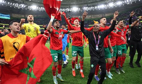 Léquipe Nationale Marocaine Se Qualifie Pour Les Demi Finales De La
