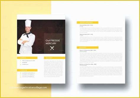 49 Chef Portfolio Template Free Heritagechristiancollege