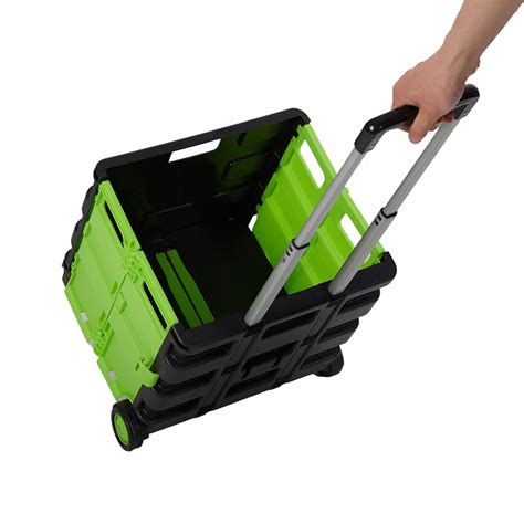 Karmas Product Wheeled Rolling Cart For File Collapsible Hand Crate