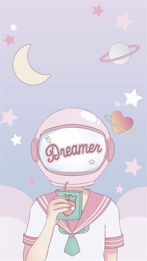 Dreamer Tumblr Pink Wallpaper Anime Aesthetic Pastel