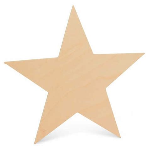 Cutout Wooden Star 6 Woodpeckers Crafts