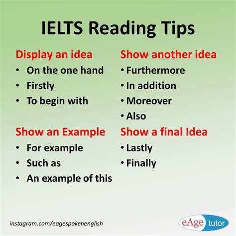 At ielts reading test, test takers have to use all three techniques at different stages. IELTS Reading tips ‪#‎ielts‬ ‪#‎readingtips‬ | Ielts ...