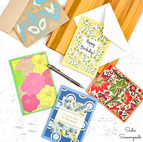 Diy Greeting Cards From File Folders And Scrapbooking Supplies