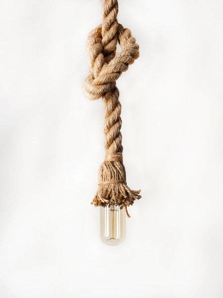 Rope Pendant Lamp With Edison Bulb Hanging Lamps From Artkvartalights
