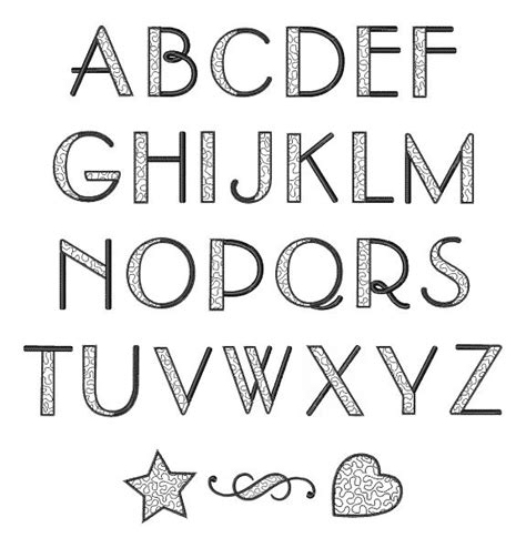 Stippled Alphabet Font Hand Lettering Alphabet Lettering Fonts Cute