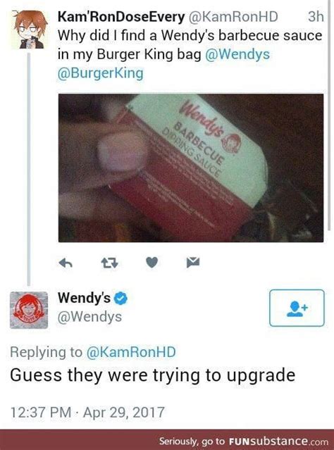 Savage Wendys Funnytweets Funny Funny Memes Really Funny