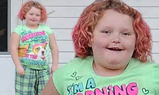 Honey Boo Boo Dyes Hair Pink For Halloween After Sex Offender Scandal
