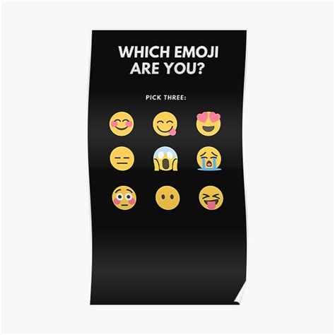 Emojiworld Emoji Day Funny Shy Love Crying Surprise Poster For