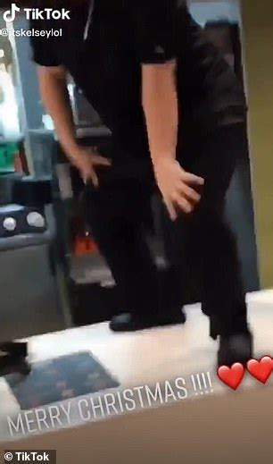 Mcdonalds Employee Is Filmed Reaching Her Hand Down The Back Of Her