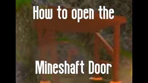 Roblox The Lost Land How To Open The Mineshaft Door Youtube