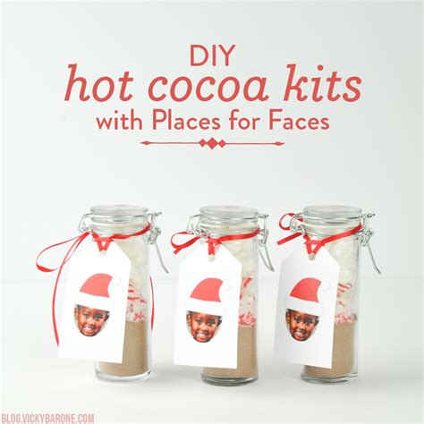 Diy Hot Cocoa Kits With Places For Faces Vicky Barone