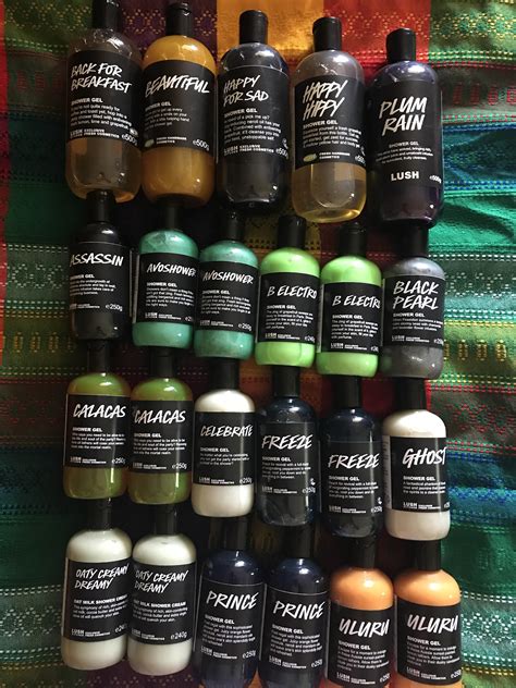 My Collection Of Shower Gels Started Jan Lushcosmetics