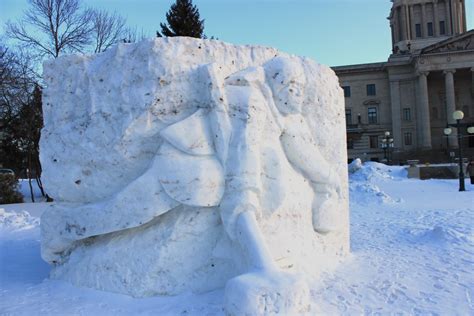 Winnipegs Coolest Snow Sculptures The Projector