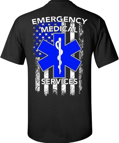 Patriot Apparel Ems Emergency Medical Services T Shirt 4378 Jznovelty