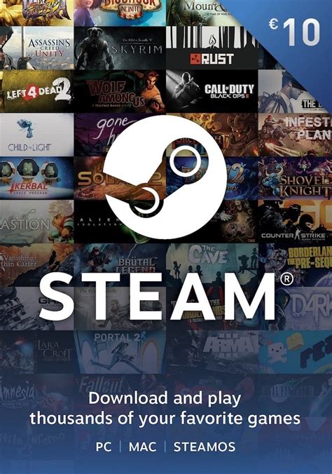 Purchase a $10 steam wallet code to keep your account loaded to get the newest, and greatest content the pc. Steam Gift Card 10 Euro