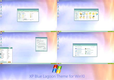 Xp Blue Lagoon Theme For Windows 10 By Protheme On Deviantart