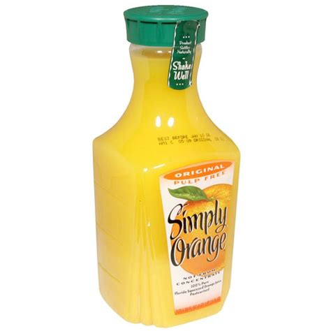 Simply Orange Original Orange Juice Pulp Free