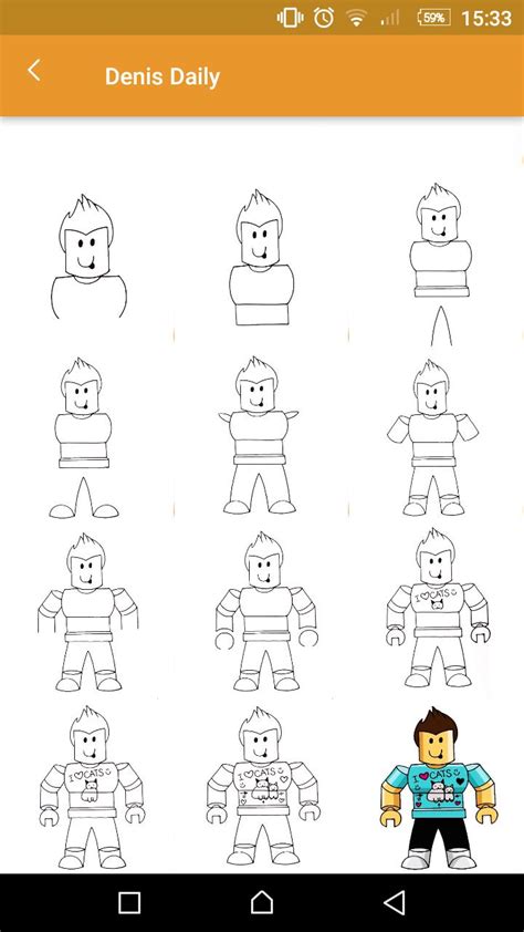 How To Draw A Roblox Person This App Will Guide You Learn How To Draw