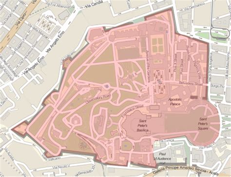 Ciudad Del Vaticano Mapa Fadidea